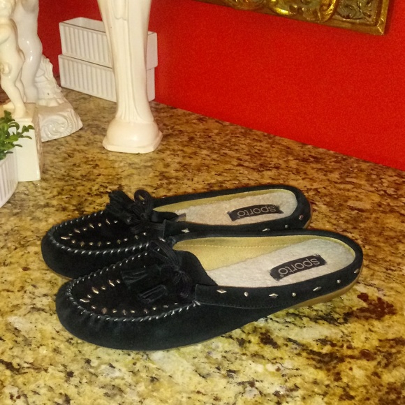 Sporto Leather Gerry Slip Ons - Picture 1 of 8